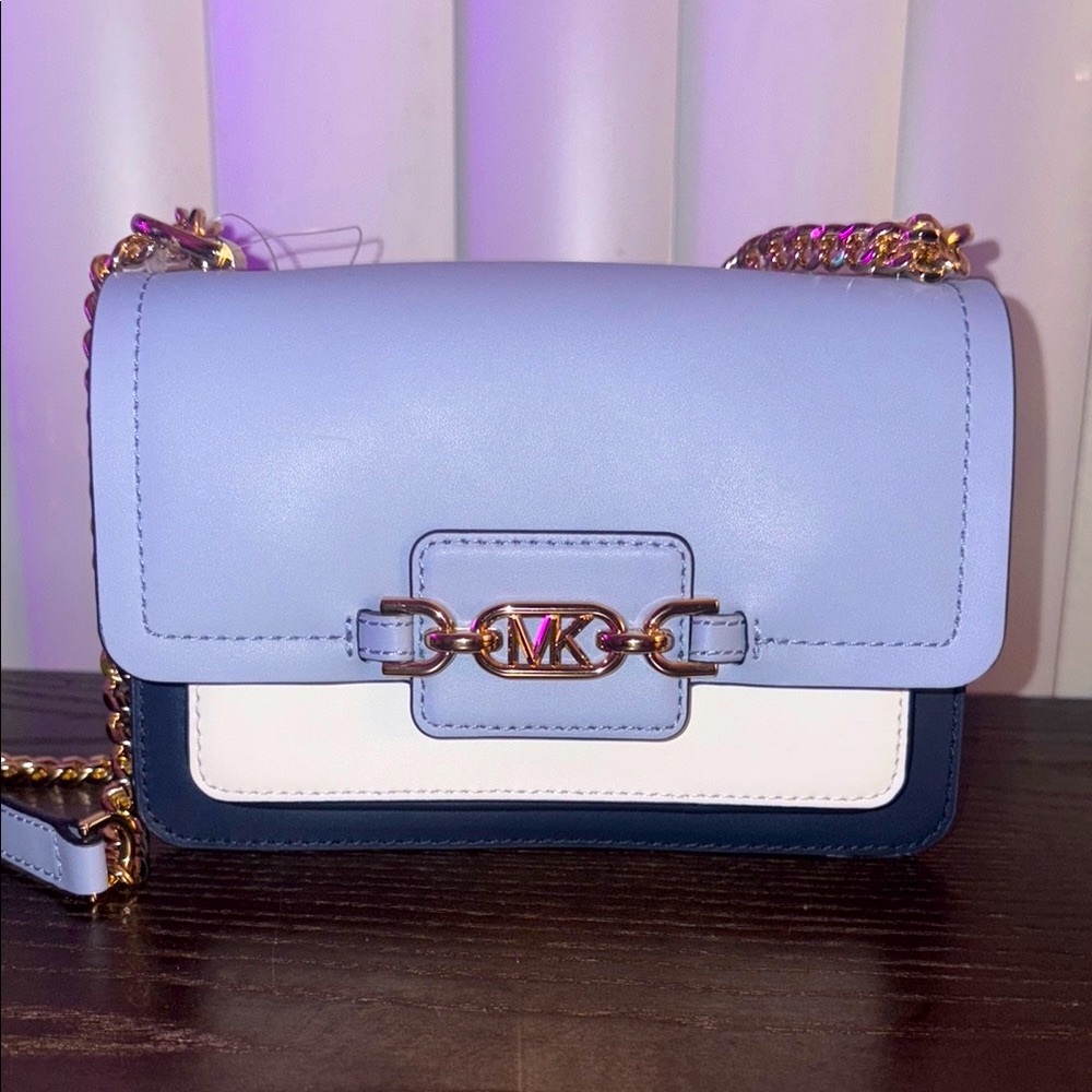 NWT!!! AUTHENTIC Michael Kors Navy and White Crossbody Bag